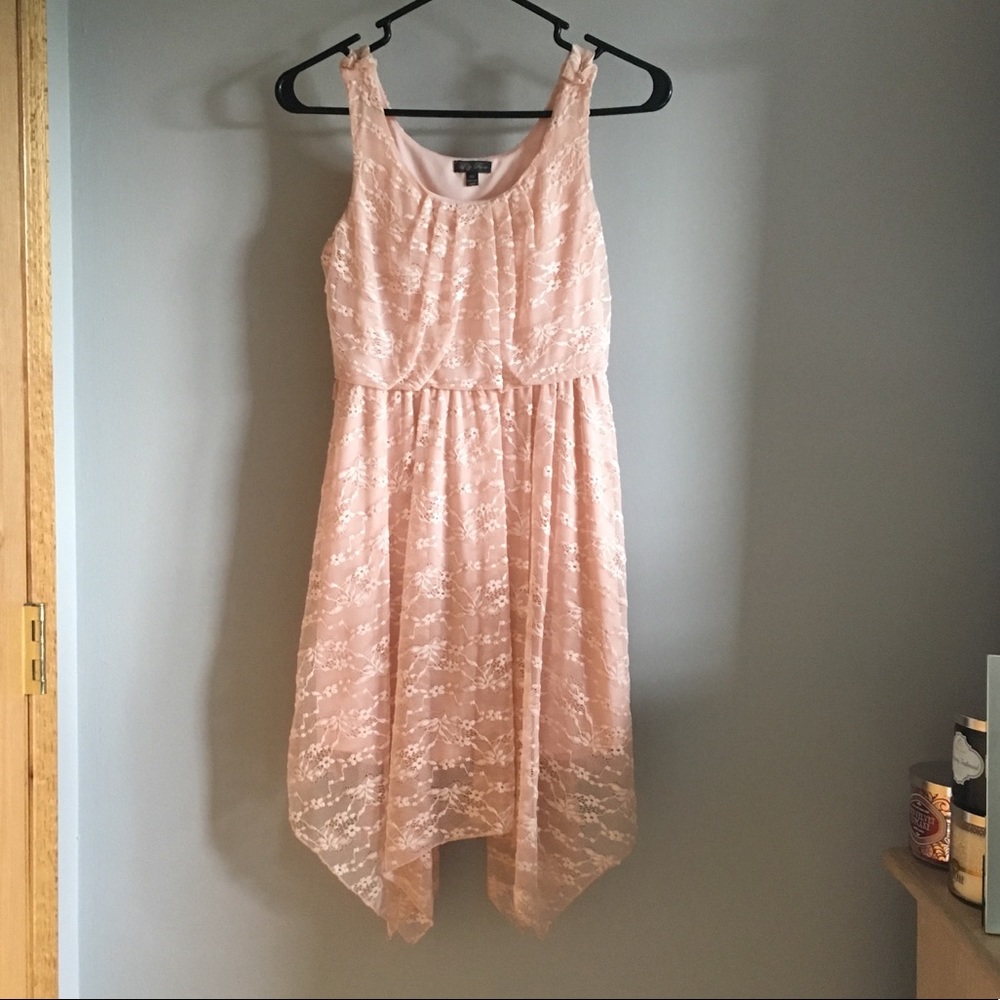 Pink Lace Dress